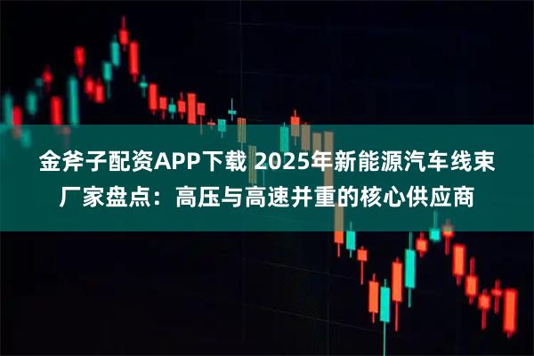 金斧子配资APP下载 2025年新能源汽车线束厂家盘点：高压与高速并重的核心供应商